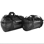 Trailhead Duffel Bag Shoulder Straps Waterproof Black (Medium 51 Liters / Black/Grey)