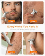 New Electric Beard & Nose Hair Trimmer Kit (Pack / White)