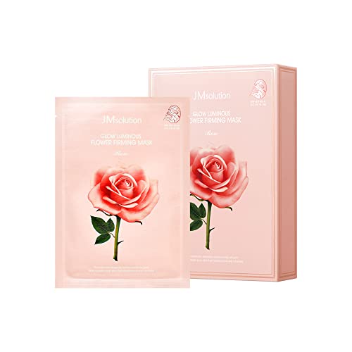 Glow Luminous Flower Firming Mask Rose 10 Sheets