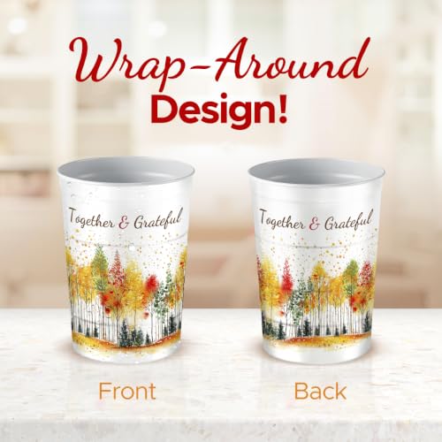 16 oz. Reusable Party Cups Together & Grateful (Together & Grateful / 12 Count)