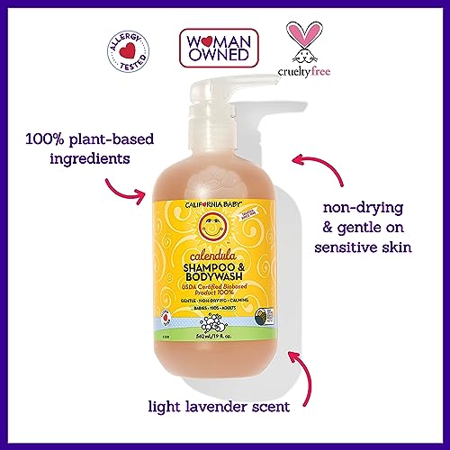 Calendula Baby Shampoo + Baby Wash (19 Fl Oz (Pack of 1))