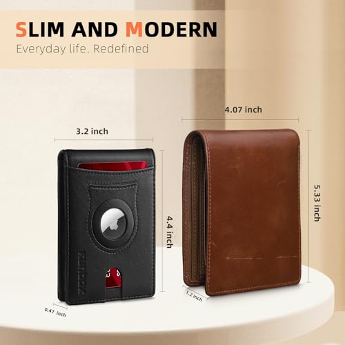 AirTag Wallet (Oil Black)