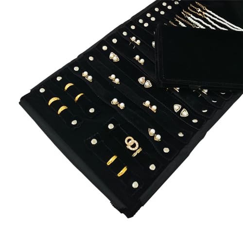 Travel Jewelry Case (Black (2+6+6))