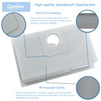 28 inch Drop in Kitchen Sink (Silver / 28x18)