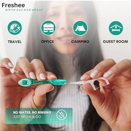 Disposable Travel Toothbrush with Toothpaste