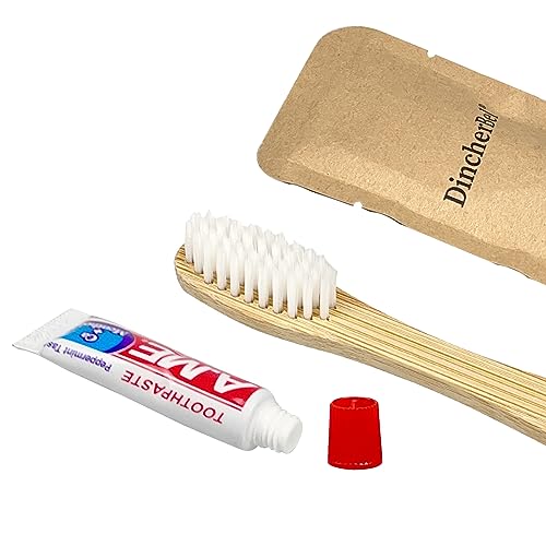 Bamboo Toothbrushes Kit Bulk (100 Pack(Bamboo))