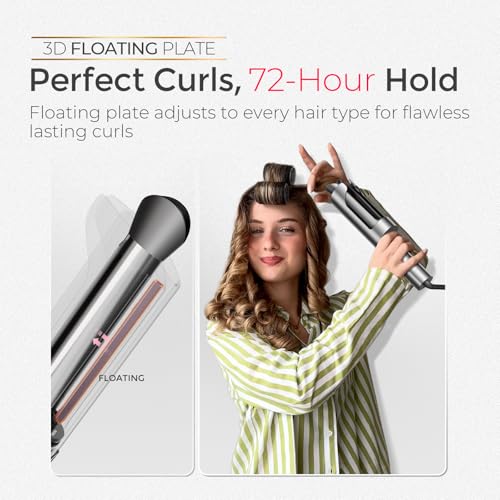 CurlPro Plus Automatic Rotating Curling Iron (1 inch / Grey)