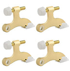 4 Pack Hinge Pin Bright Brass Door Stopper (4 Pack / Bright Brass)