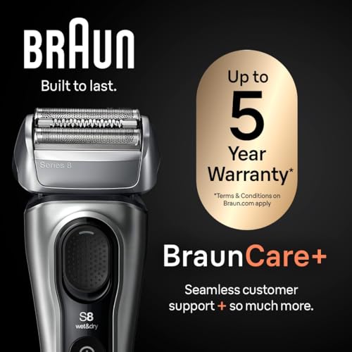 Series 8 8567cc Electric Razor for Men (Silver / 6 Piece Set)