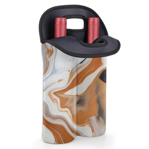 Wine Carrier Tote Personalized Bag for 2 Bottles (Style 3 / 10*14.5)
