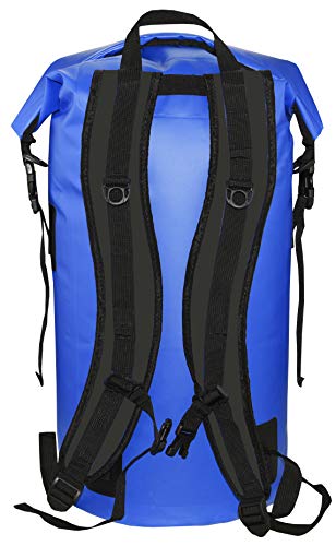 35L Waterproof Dry Bag Backpack (35L / Window / Navy Blue)