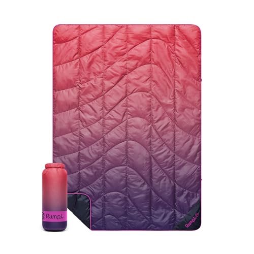 Travel Puffy Blanket (Berry Fade)