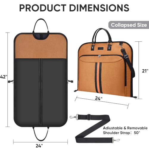 Garment Bags for Travel (Orange / 42")