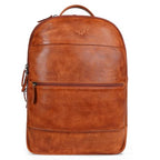 Genuine Leather Backpack for Men and Women (Tan)