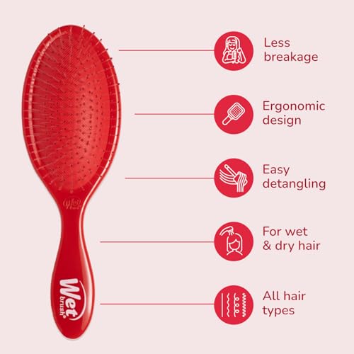 Original Detangler Hair Brush (Amazon Poppy Red)