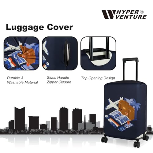 Travel Luggage Cover Suitcase Protector Fits 27 (Journey / L)