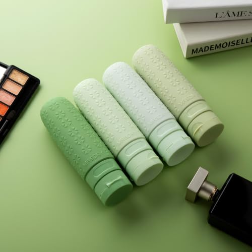 Travel Bottles for Toiletries (Green / 3 Ounces)