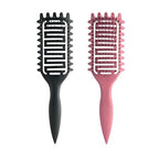 Curl Defining Brush for Curly Hair (1Pc Pink Black)