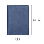 2 Pack Passport Covers & Vaccine Card Holder (Blue & Red)