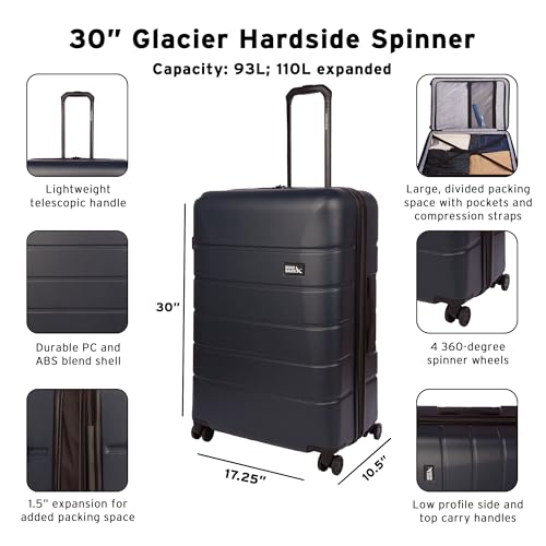 Glacier Hardside Spinner Durable PC (Carbon / 30" (Check-In))