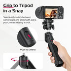 TT38 One Click Opening Vlogging Tripod w Uka F38 Quick (TT38 Tripod)