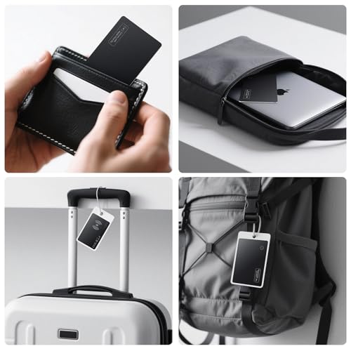Wallet Tracker Card 2 Pack (2 pack / Dark Black)