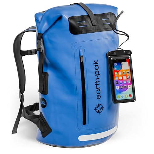 Waterproof Dry Bag Backpack 55L (55L / Blue)