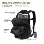 Small Tactical Molle Backpack for Men (Black / 18L)