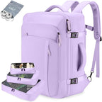 40L Expandable Travel Backpack (Purple / 20 inches)