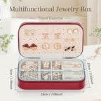 Travel Jewelry Box (Wine Red)
