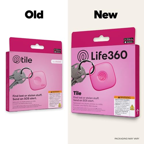 Tile Bluetooth Tracker (Pink Punch / 1-Pack)