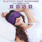 Sleep Headphones (Purple Silk)
