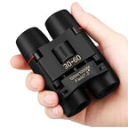 Compact 30x60 Binoculars for Adults and Kids (30x60 Black)