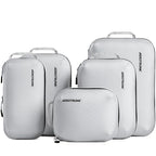 Ultralight Compression Packing Cubes for Travel (6-Pack / Grey)