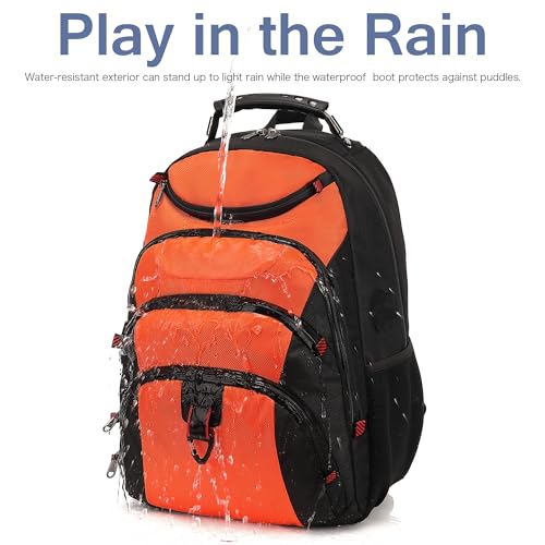 Laptop Backpack for men (15.6 / Orange Black)