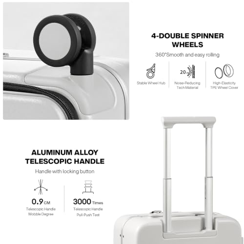 Carry On Luggage (Smoke White / 18-inch)