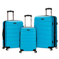 Melbourne Hardside 3 Piece Expandable Spinner Wheel Luggage Set (Turquoise / 3 Piece (20"/24"/28"))