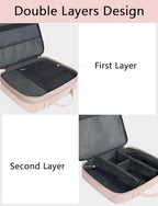 Travel Cord Organizer for Women (Pink / Large)