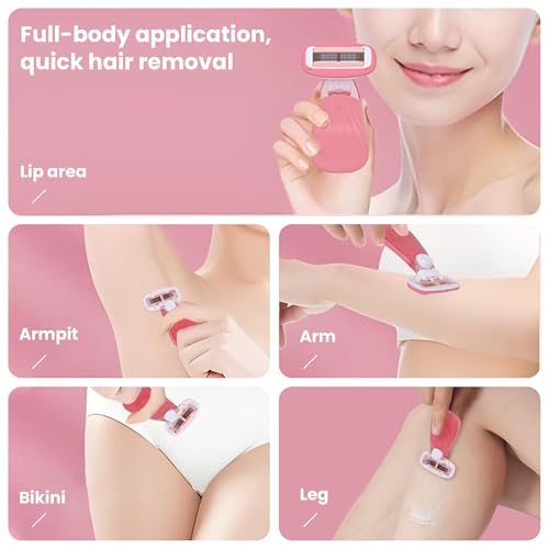 Self Lubricating Strip Women Razors (Pink)