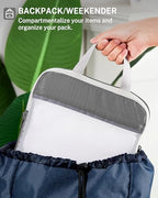 Compression Packing Cubes for Travel (Set of 6 / 6-Gray)
