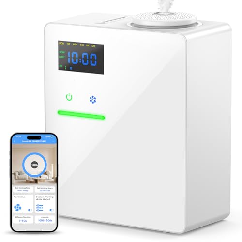 Waterless HVAC Diffuser Coverage 5000 Sq.Ft (Hvac White)