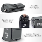 Stroller Bag Stroller Travel Bag for Airplane Compatible with UPPAbaby Vista V1 V2 V3 (Gray)