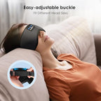 Sleep Headphones Bluetooth 5.4 Sleep Mask with HD Sound (Gray)