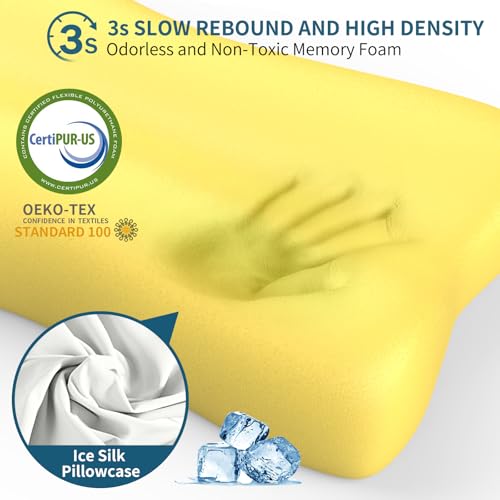 Cervical Pillow for Neck Pain Relief (White)