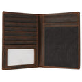 Leather Passport Holder RFID Blocking Passport Travel Wallet Cover Case for Men Women Brown JC17 (JC17-Red Brown)