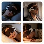 Coffee Sheep Sleep Mask Soft Comfortable Blackout Sleeping Eye Mask (Coffee)