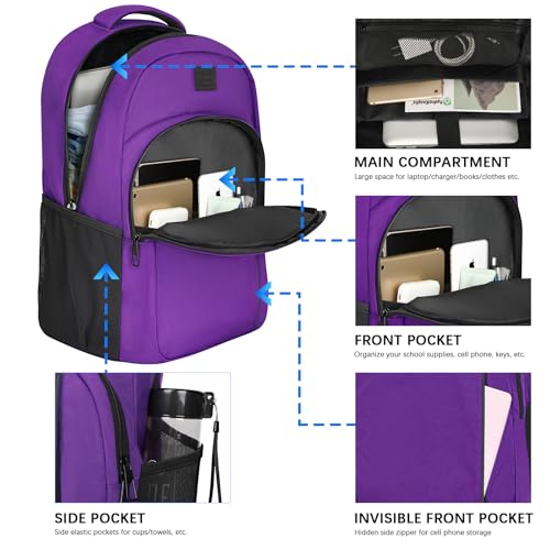 17.3 Inch Laptop Backpack (17.3inch / Purple)