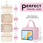 Travel Hanging Toiletry Bag (Pink / M)