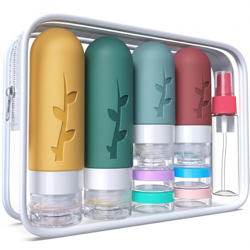 Travel Bottles Kit (Wine Red)