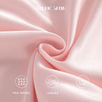 Toddler Pillows with Pillowcases Set (Pink (Satin) / 13x18 Inch (Pack of 2))